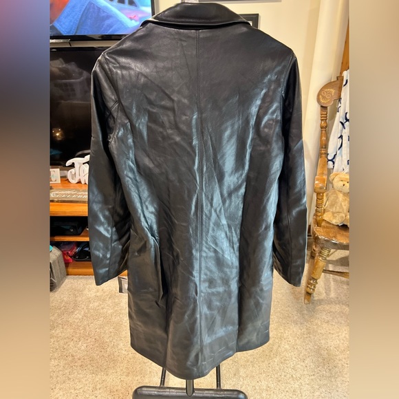 Marc New York by Andrew Marc black trench coat - Picture 2 of 6